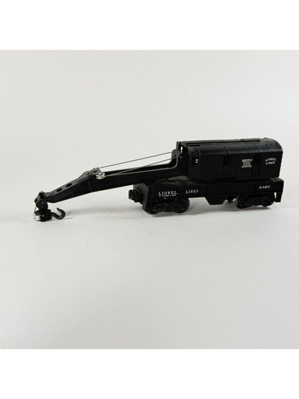 Vintage Lionel 6460 Bucyrus Erie Crane Car O Gauge Post war Model Train Railway
